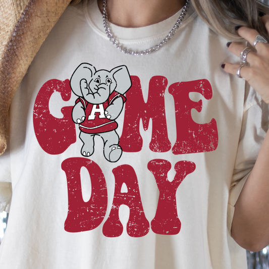 Game Day Alabama Roll Tide Full Color DTF Transfer