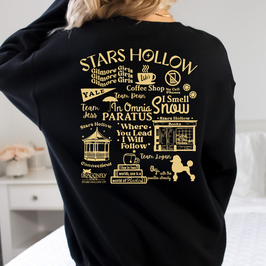 Stars Hallow (Text) Gilmore Girls Full Color DTF Transfer