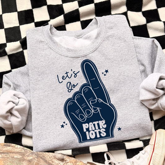 Lets Go - Foam Finger (2026 Playoff Teams) Full Color DTF Transfers