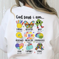 God Says I Am.... Autism Full Color DTF Transfer