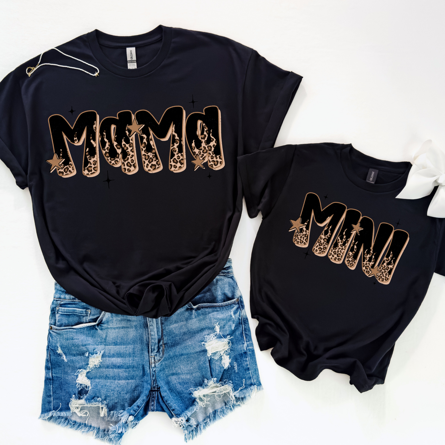 Mama Leopard Fire (Mini Option) Full Color DTF Transfer