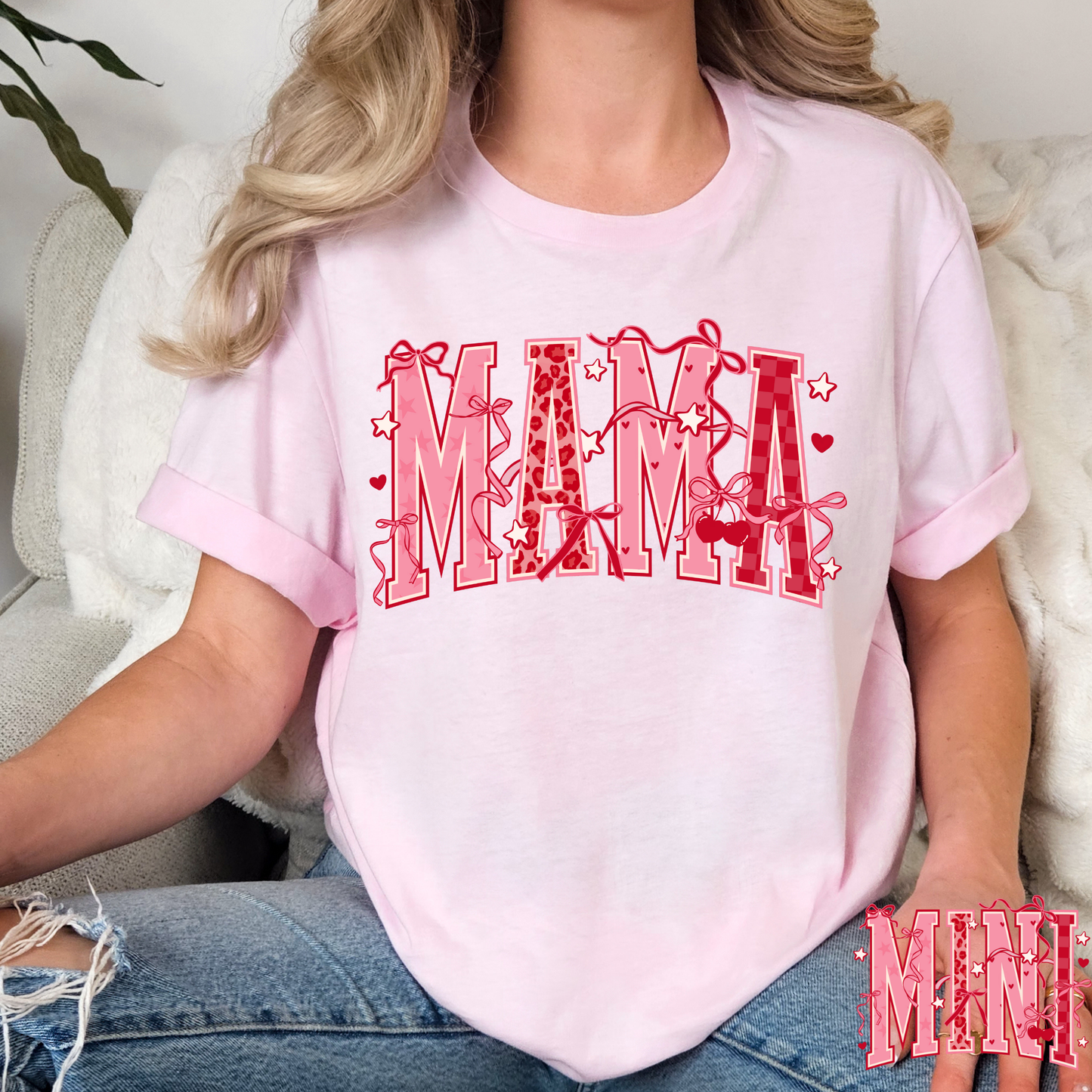 Mama (Mini Option) Valentine Full Color DTF Transfer