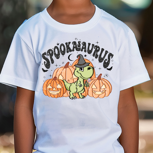 Spookasaurus (Dinosaur) Full Color DTF Transfer