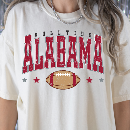 Roll Tide Alabama Football Full Color DTF Transfer