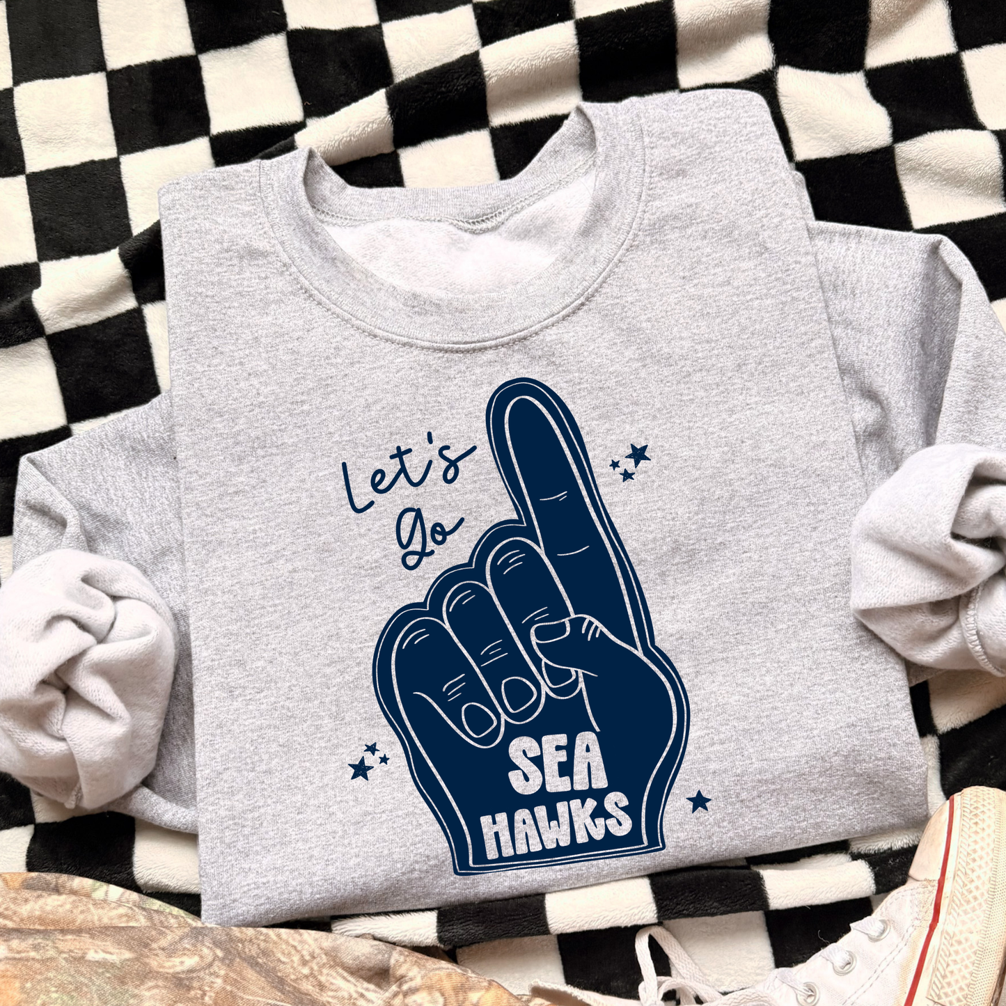 Lets Go - Foam Finger (2026 Playoff Teams) Full Color DTF Transfers