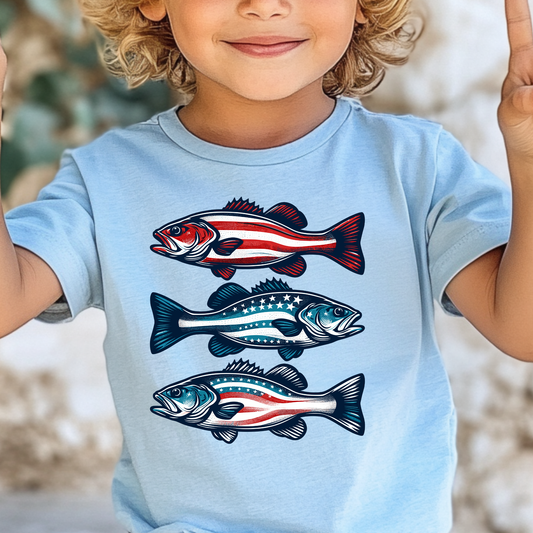 3 Fish Full Color DTF Transfer