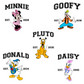 Mickey Est 1928 (MULTI CHARACTER OPTIONS) Full Color DTF Transfer