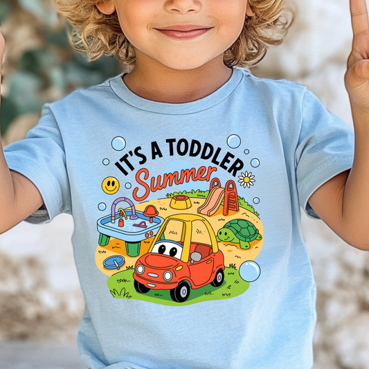 Its A Toddler Summer Full Color DTF Transfer