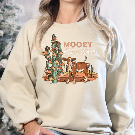 Mooey Christmas Full Color DTF Transfer