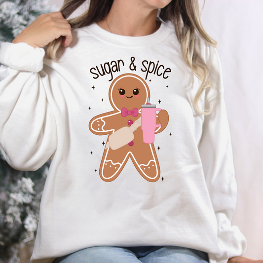 Sugar and Spice Gingerbread Full Color DTF Transfer