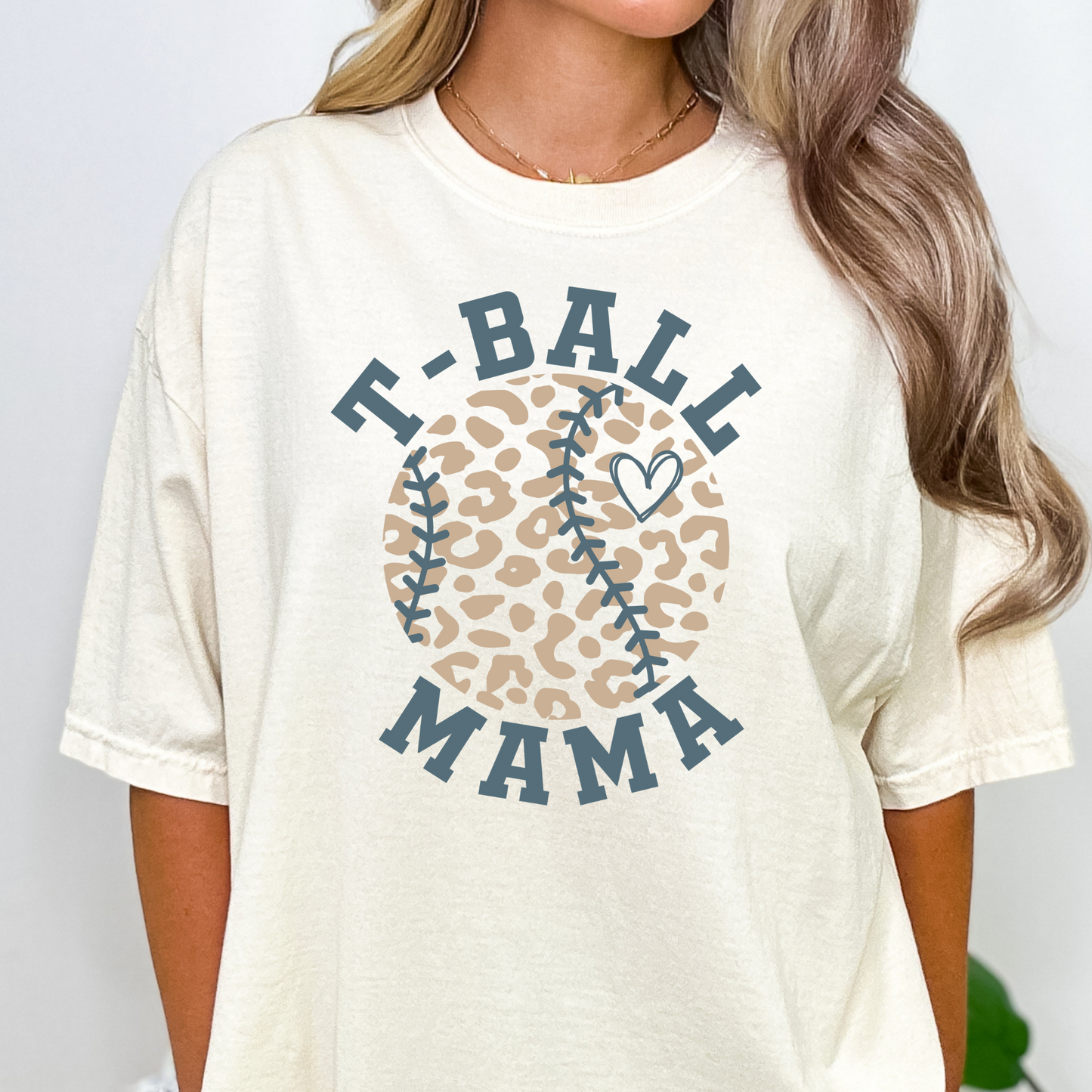 Tball Mama (Leopard Print) Full Color DTF Transfer