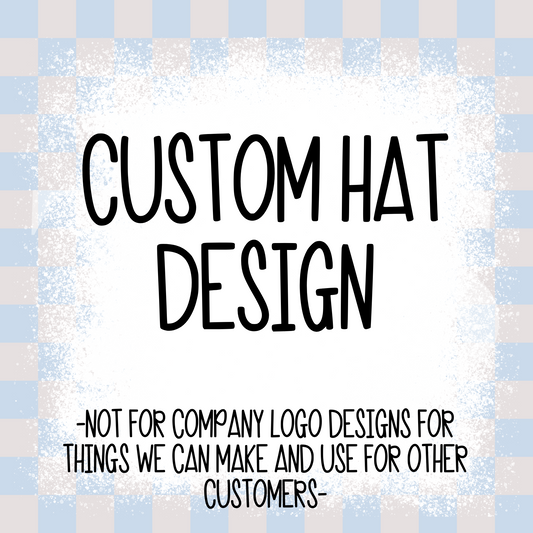Custom Embroidered Cap (Upload Picture of Design)