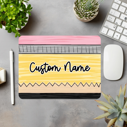 Pencil Personalized Mouse Pad