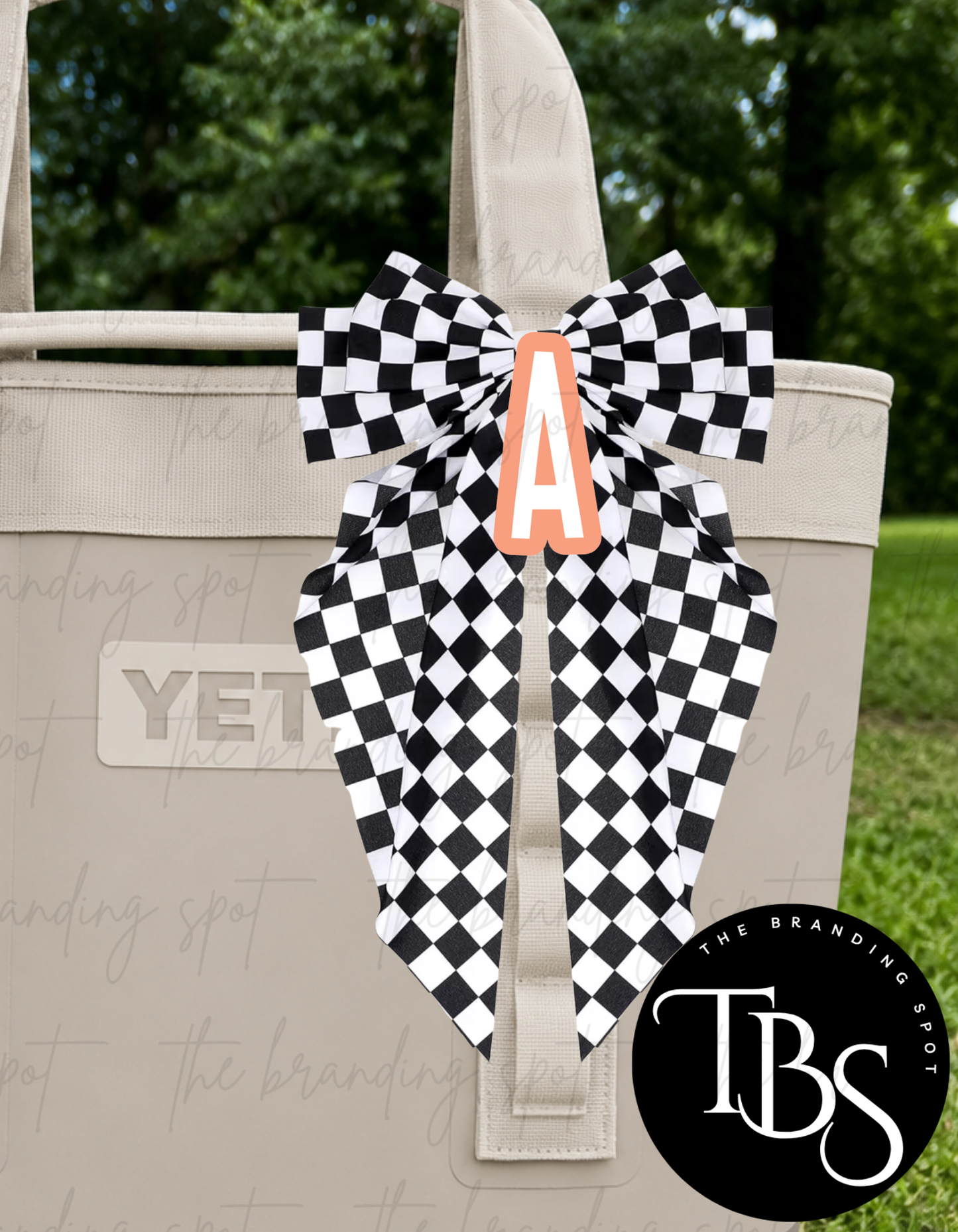 Single Letter Bow Charm