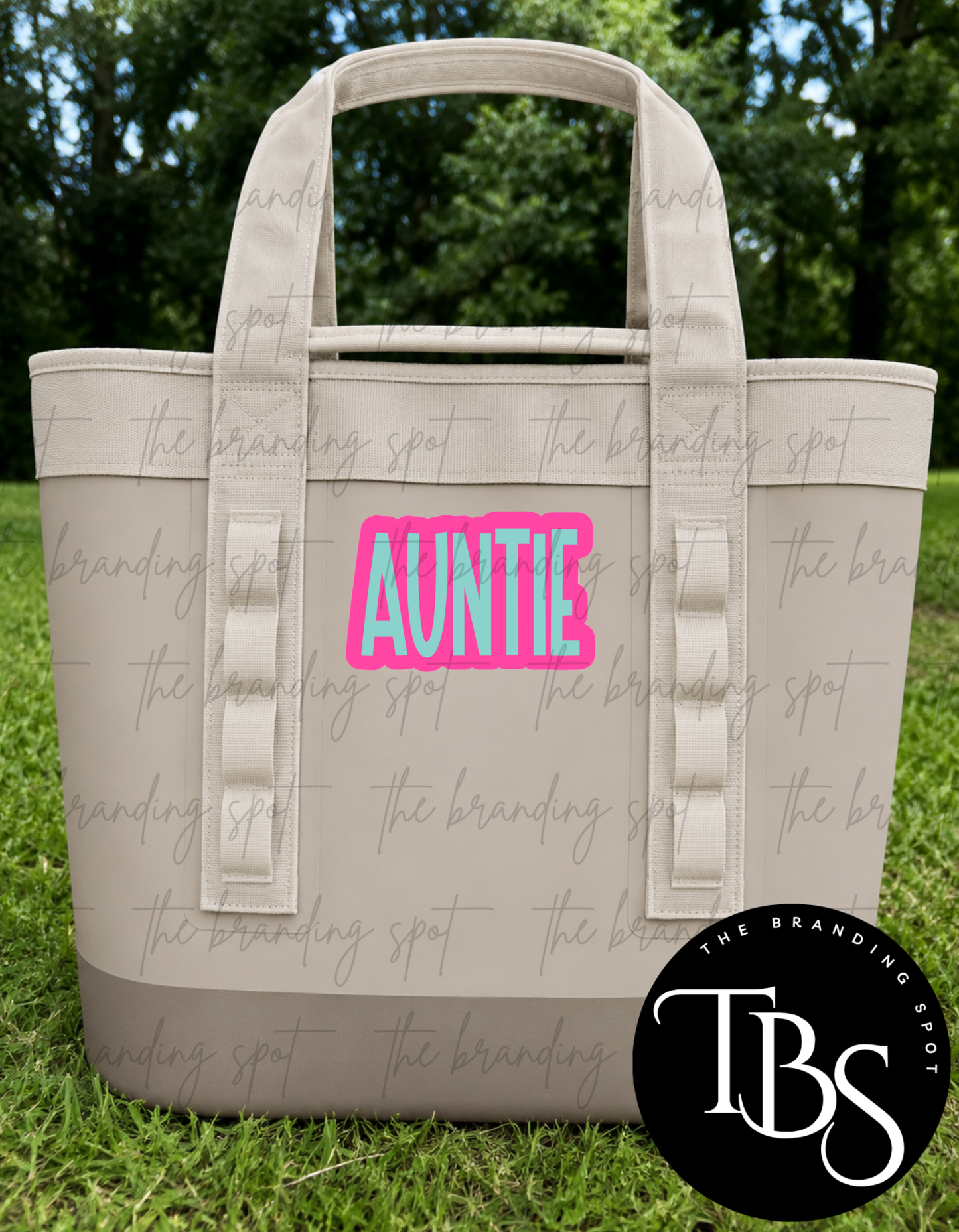Auntie Name Plate Patch