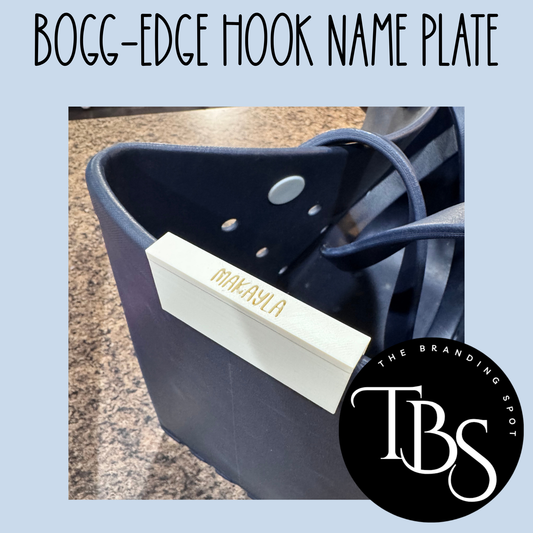 Personalized Bogg Bag Edge Name Plate