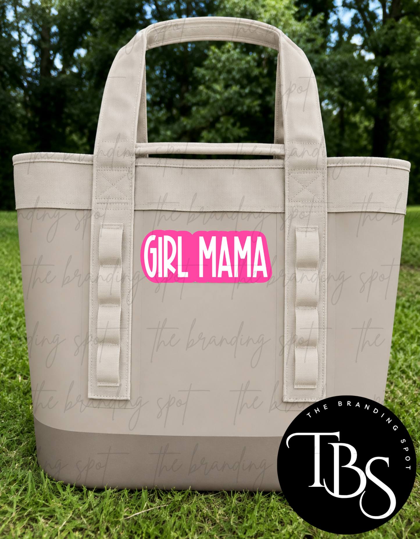 Girl Mama Name Plate Patch