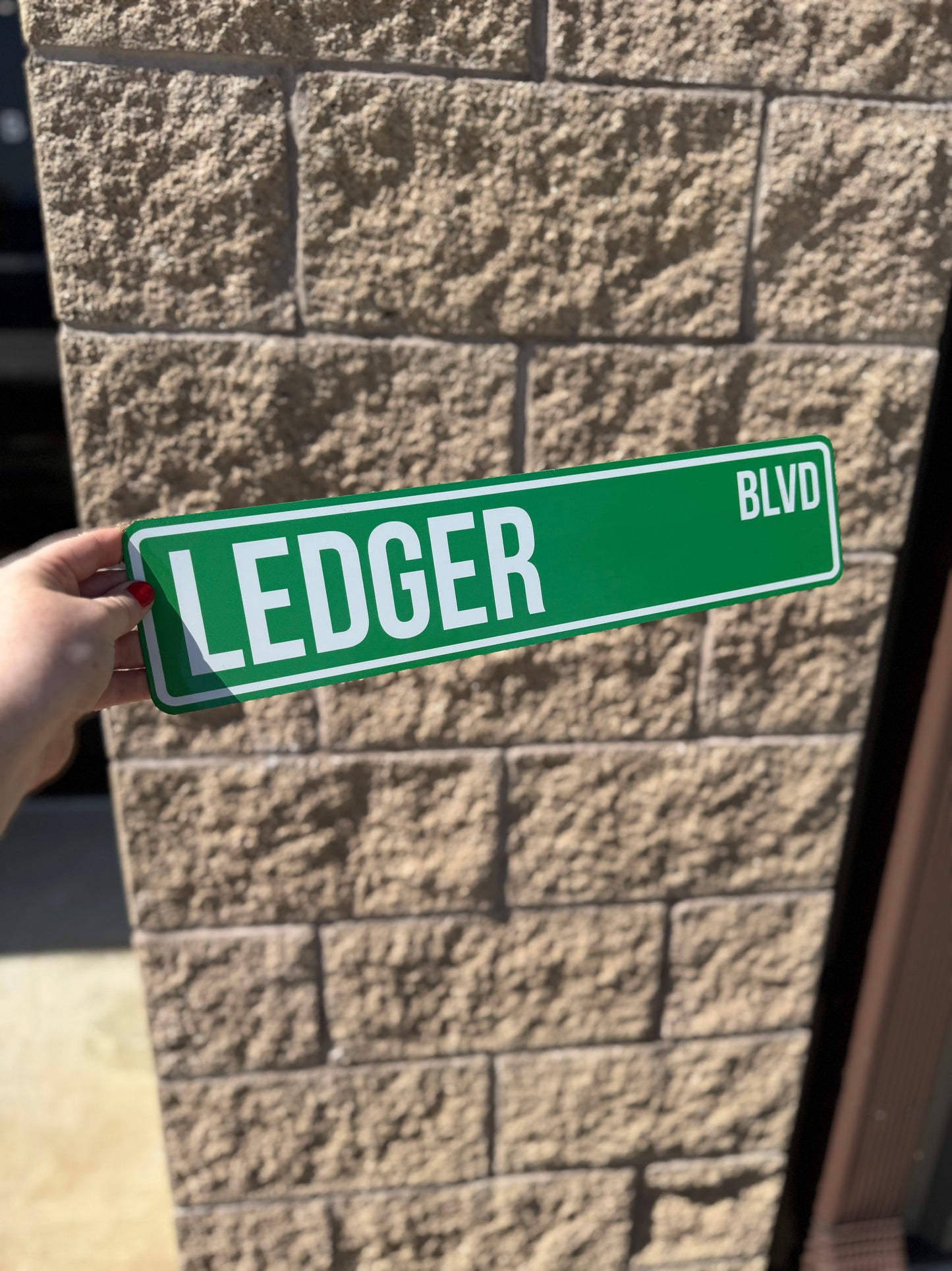 Personalized Sublimated Street Signs 4x18 (No Holes - One Sided)