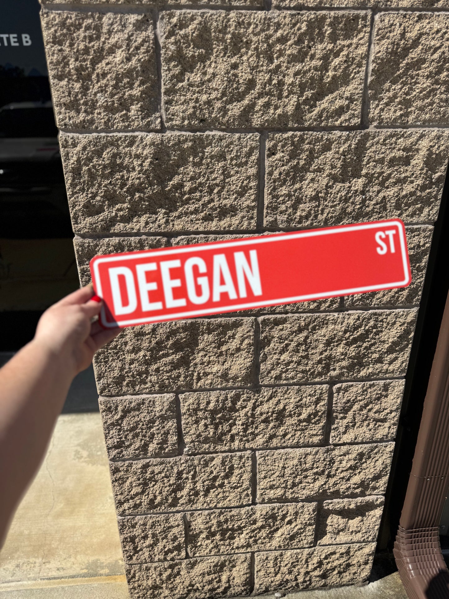 Personalized Sublimated Street Signs 4x18 (No Holes - One Sided)