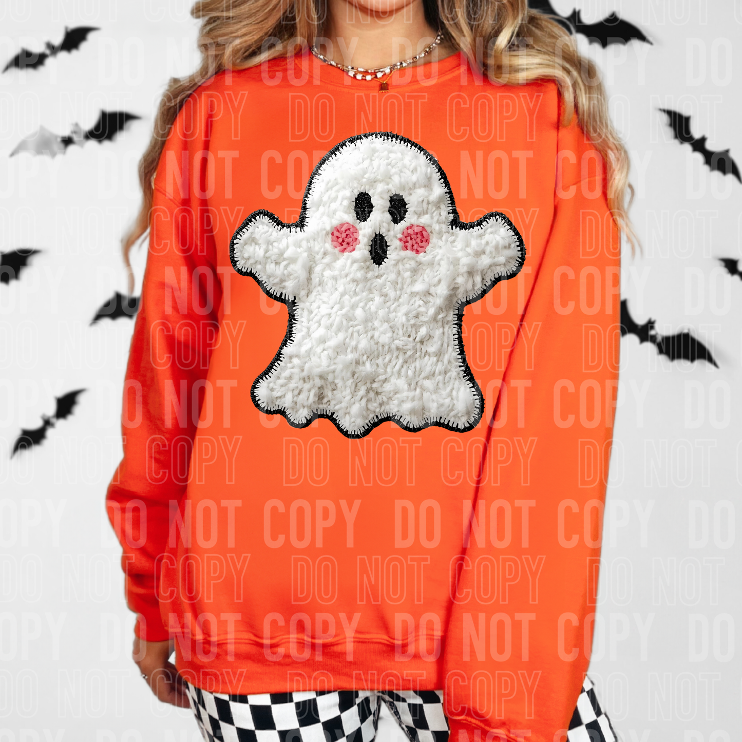 Ghost (Faux Yarn) Full Color DTF Transfer