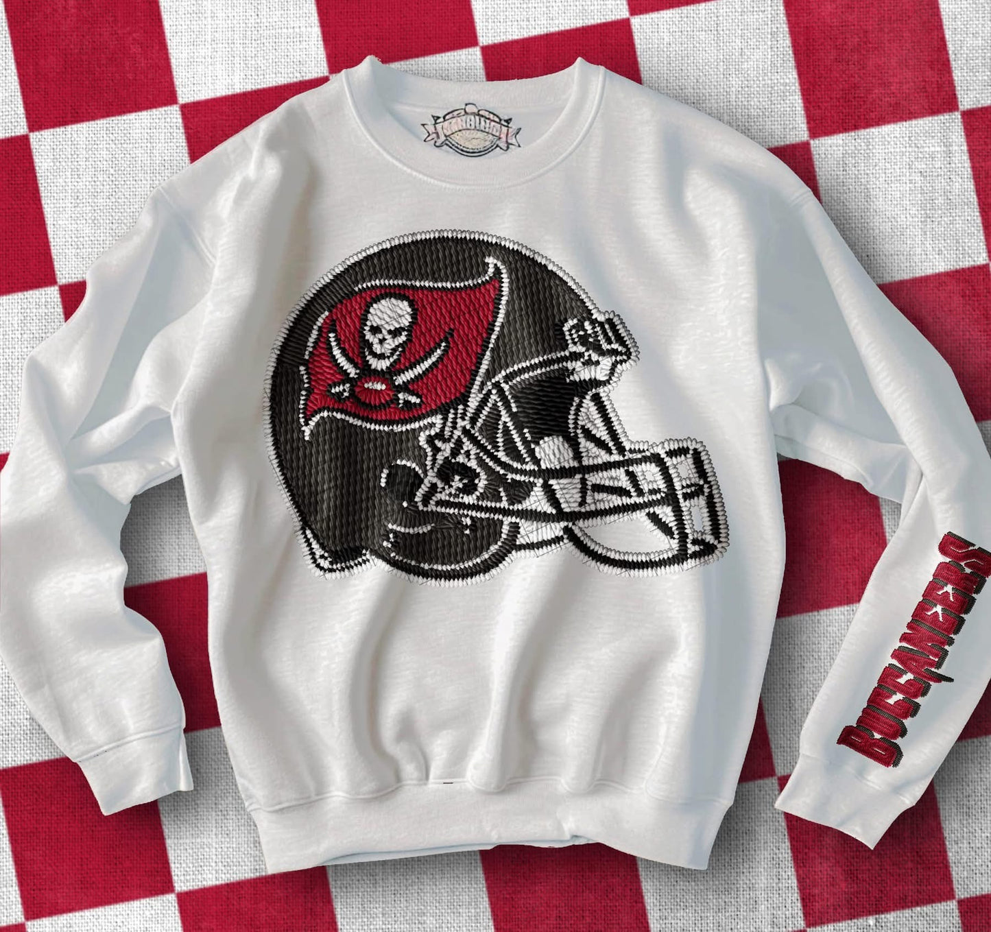 2025 Playoffs (Specific N*L TEAMS) Faux Patch Helmet Full Color DTF Transfer