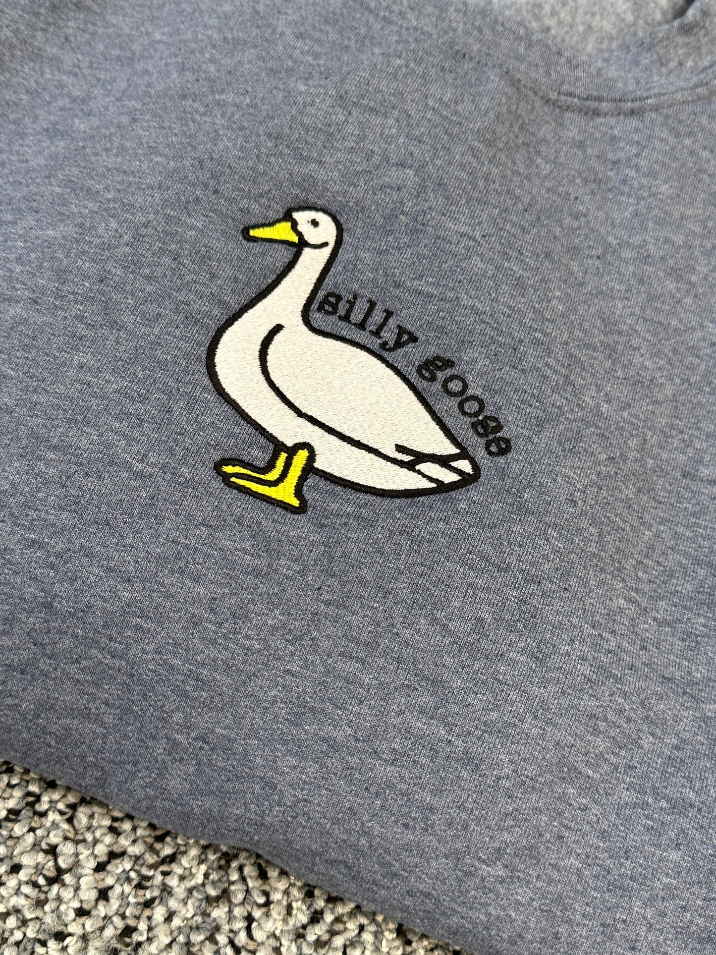 Silly Goose Embroidered Sweatshirt/T-Shirt