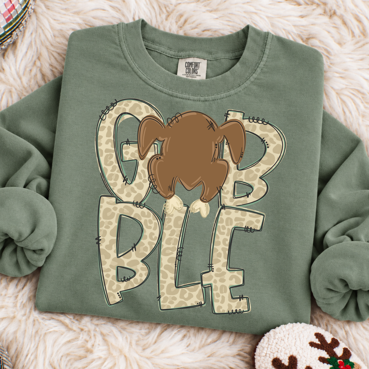 Gobble (Turkey O) Full Color DTF Transfer