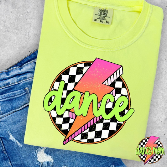 Checkered Circle Dance (Dance Mom Option) Full Color DTF Transfer