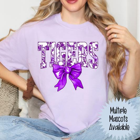 Checkered Circle Mascot (MULTI MASCOT OPTIONS) Full Color DTF Transfer