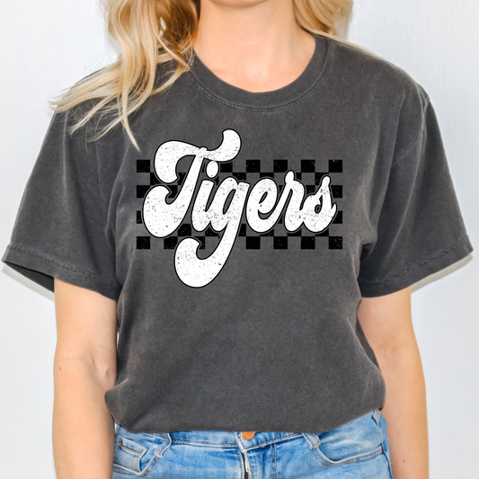 Tigers (Checkered) Full Color DTF Transfer
