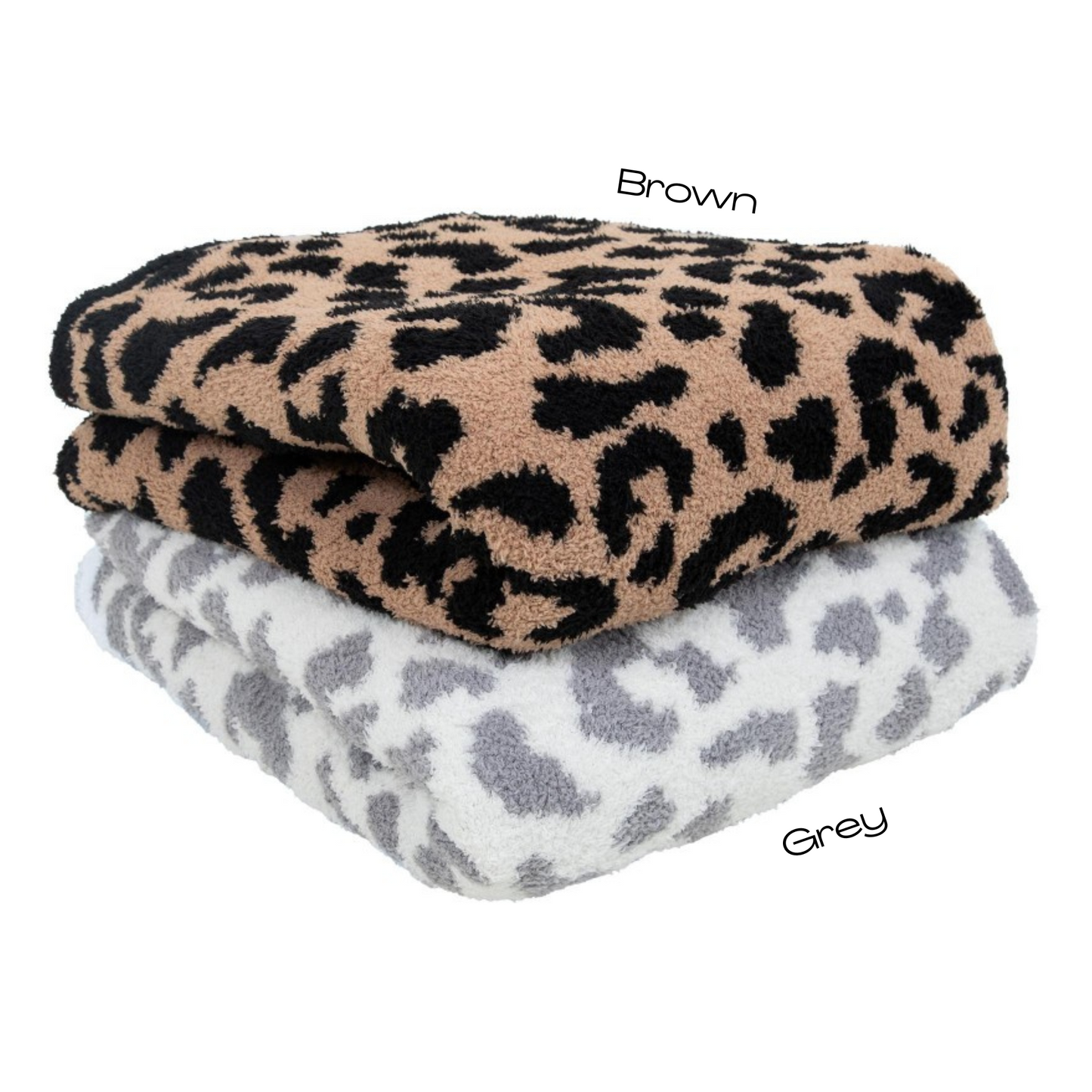 Leopard (MULTI COLOR OPTIONS) Solmere Blanket 50x60" (MOQ REQUIRED FOR WS PRICING) - PREORDER