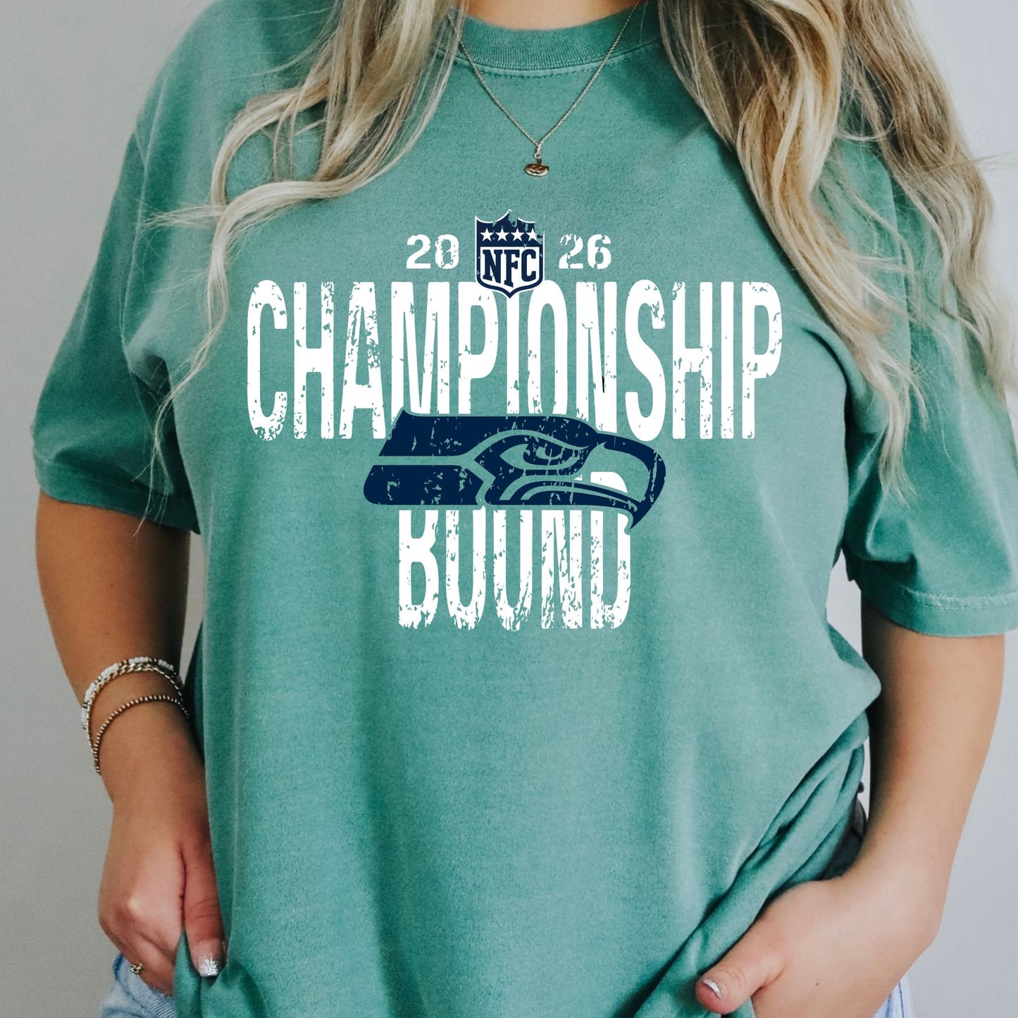 Seahawks Championship Bound Full Color DTF Transfer