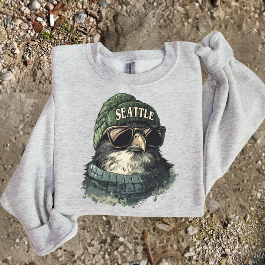 Beanie "Mascot" (Seattle Seahawks/ New England Patriots) Full Color DTF Transfer
