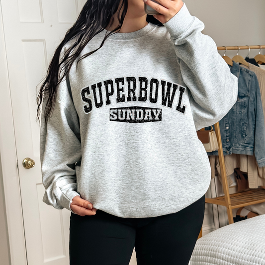 Faux Glitter SB Sunday Full Color DTF Transfer