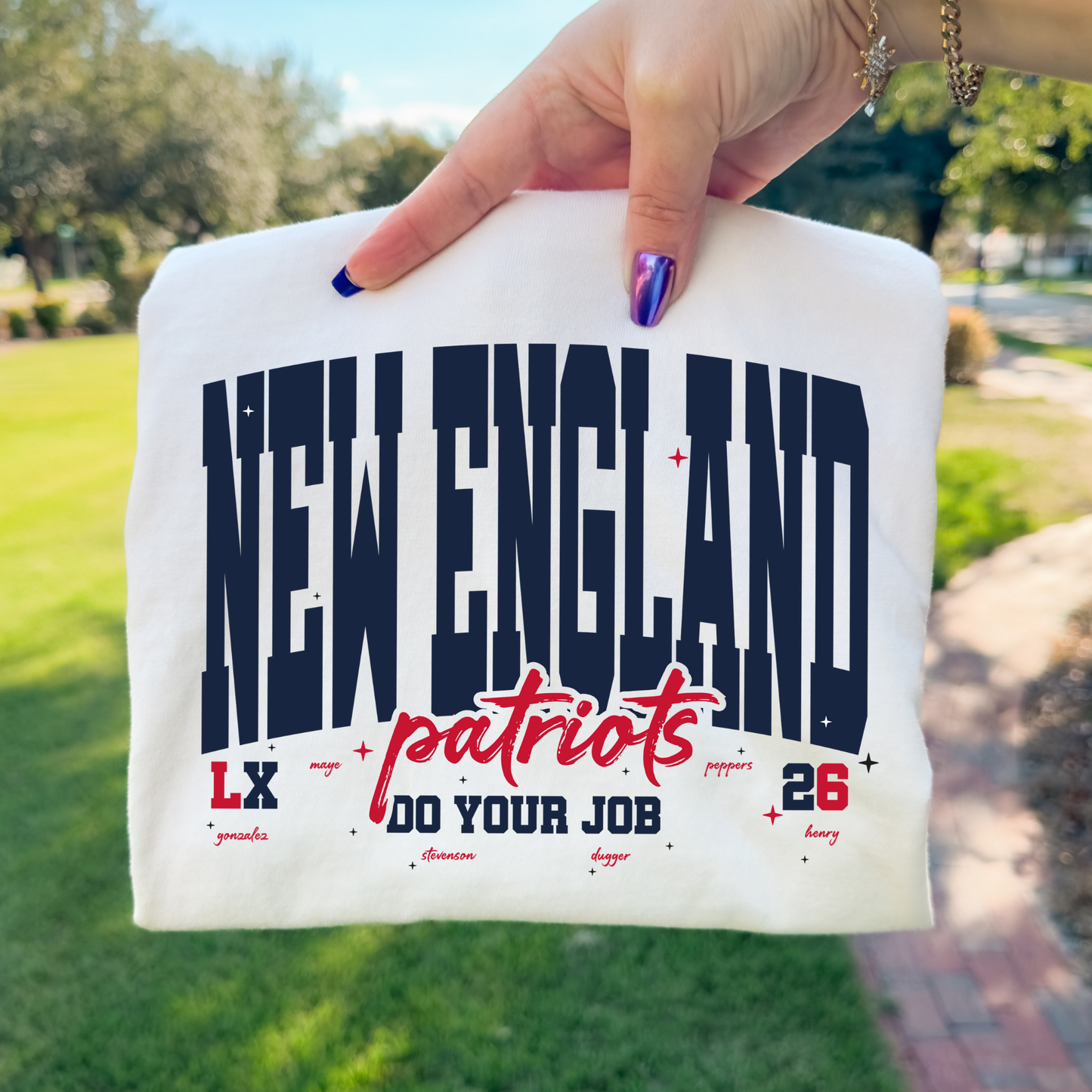 New England Patriots LX - Do Your Job Full Color DTF Transfer