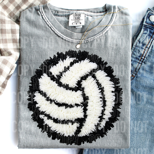 Volleyball (Faux Yarn) Full Color DTF Transfer