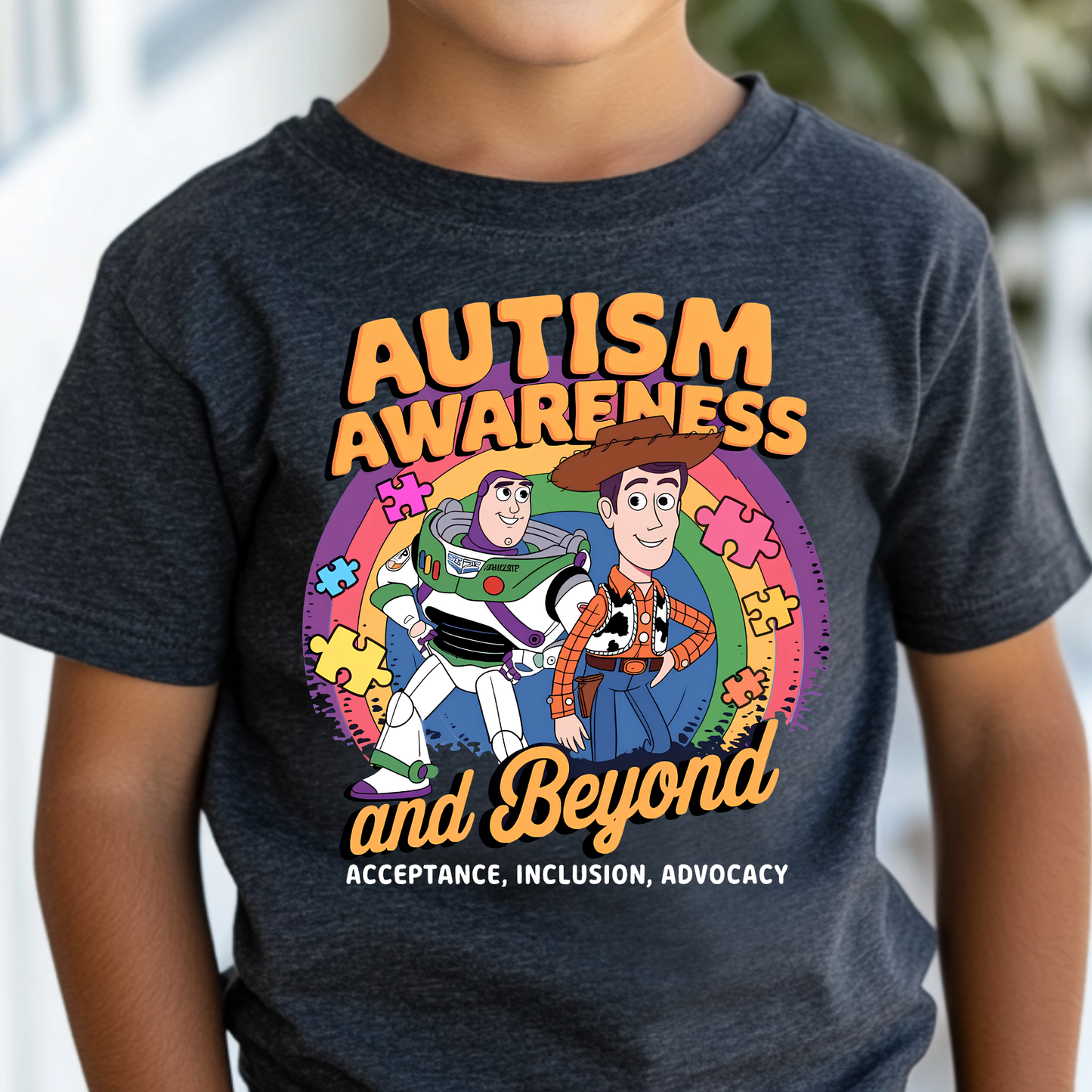 Autism Awareness & Beyond Full Color DTF Transfer