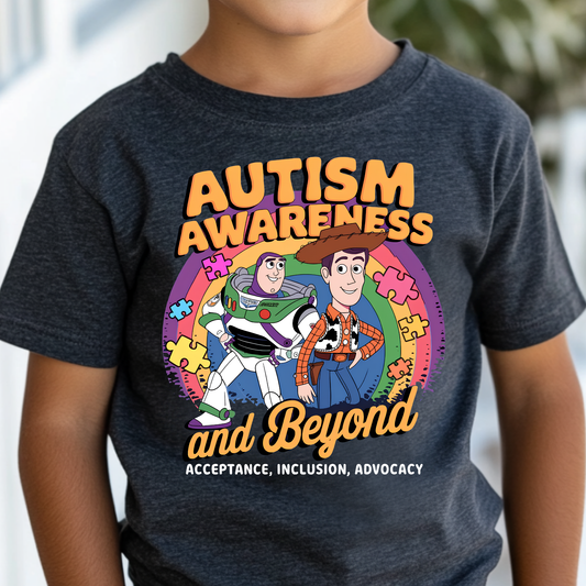 Autism Awareness & Beyond Full Color DTF Transfer
