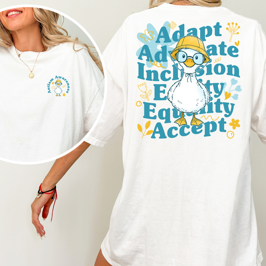 Adapt Advocate, Inclusion (Goose) Full Color DTF Transfer