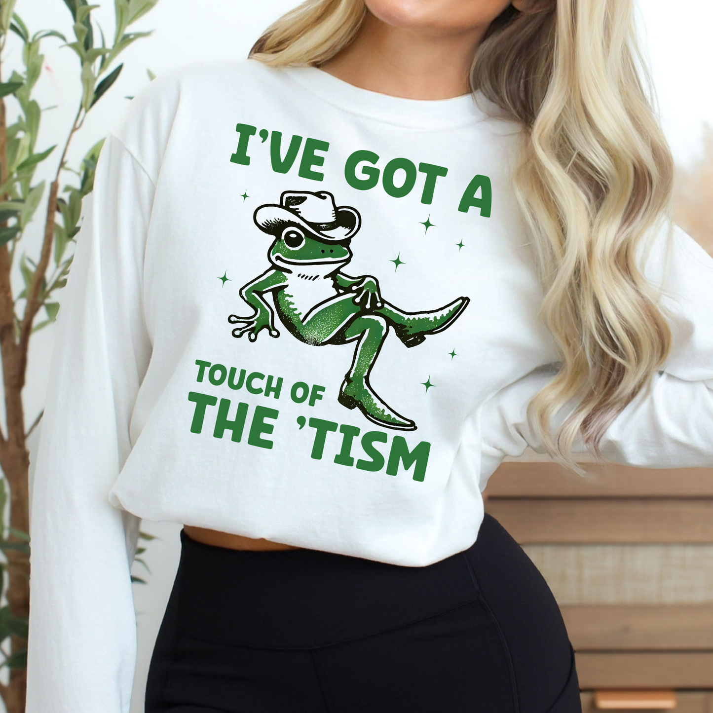 I've Got A Touch Of The 'Tism (Frog) Full Color DTF Transfer