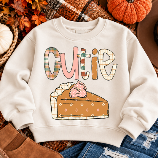 Cutie Pie Full Color DTF Transfer