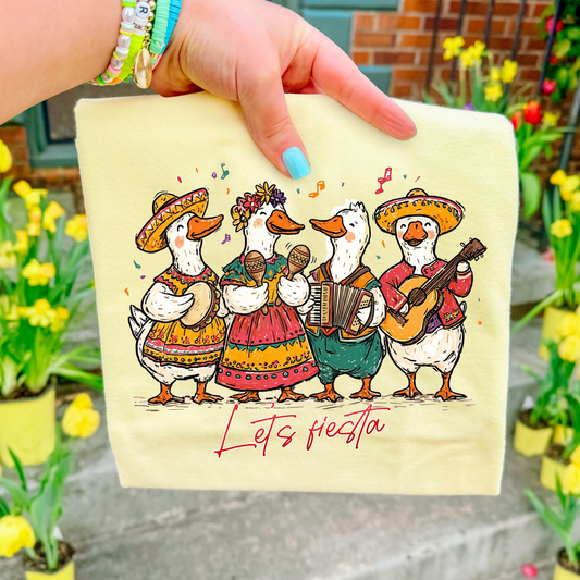 Let's Fiesta Goose (Cinco De Mayo) Full Color DTF Transfer