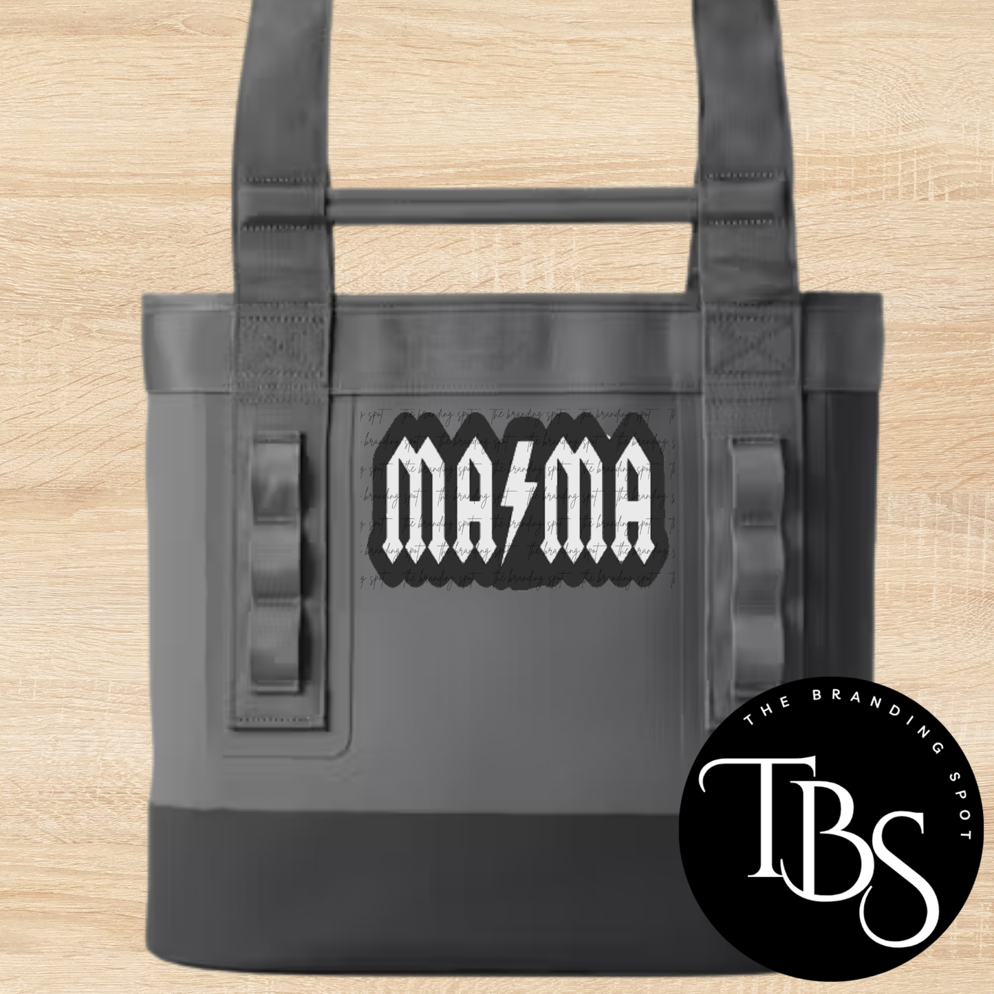 Mama Lightning Bolt 3D Printed Velcro Patch