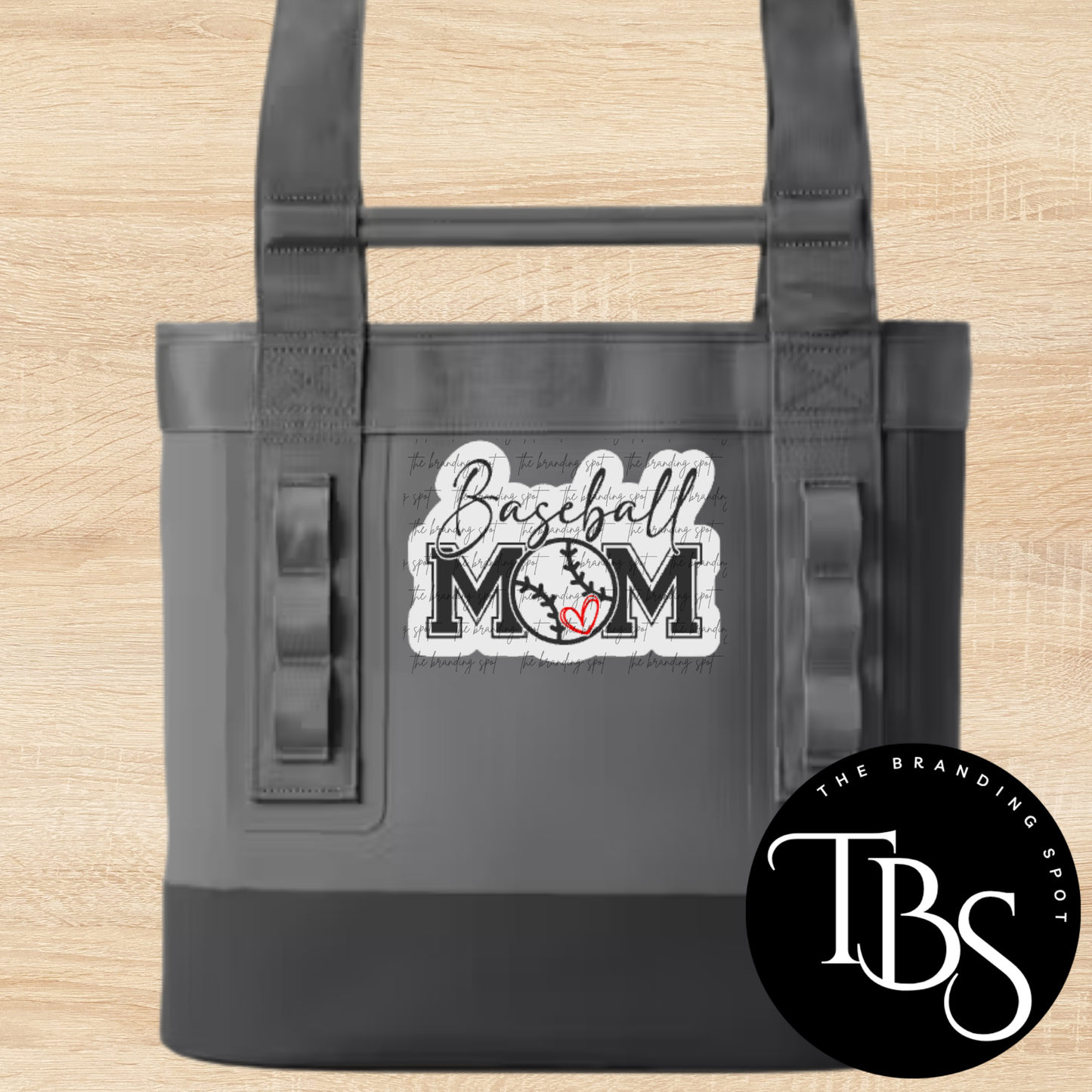 Baseball Mom 3D Printed Velcro Patch