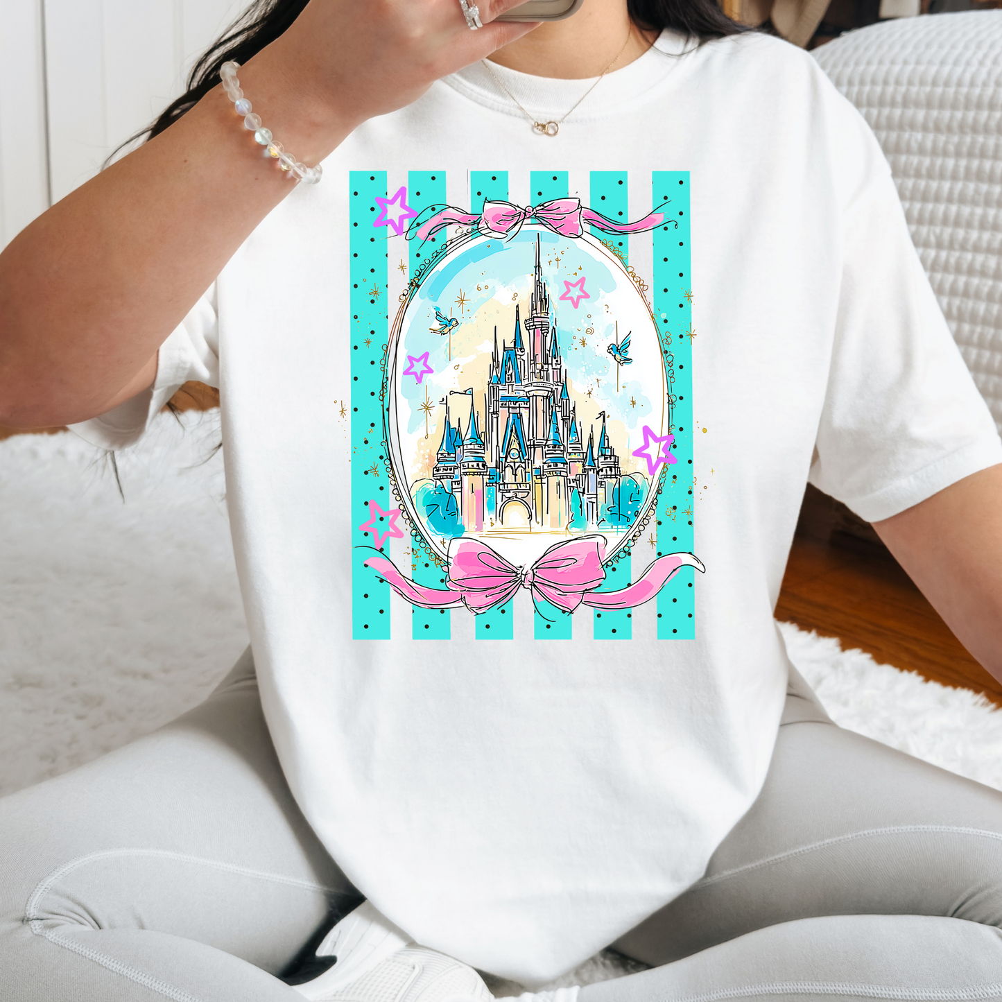 Magical Castle (Striped) Full Color DTF Transfer