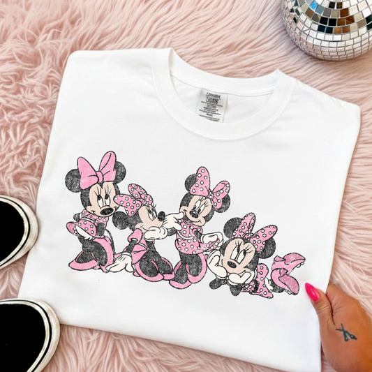 Minnie (Grunge) Full Color DTF Transfer