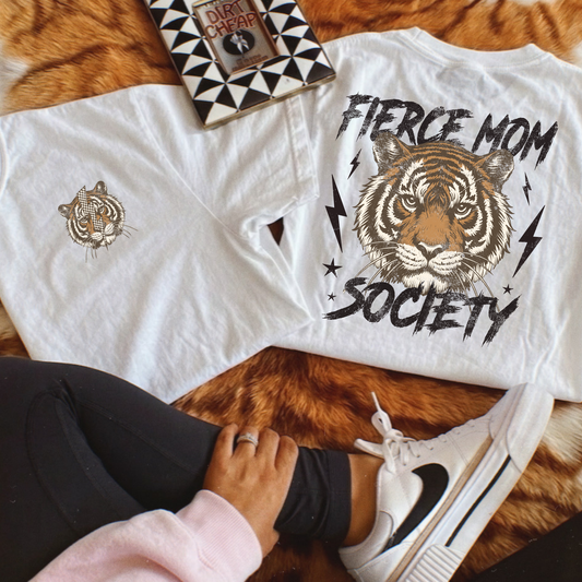 Fierce Mom Society Full Color DTF Transfer