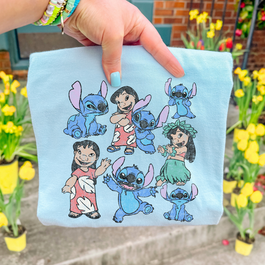 Lilo (Grunge) Full Color DTF Transfer