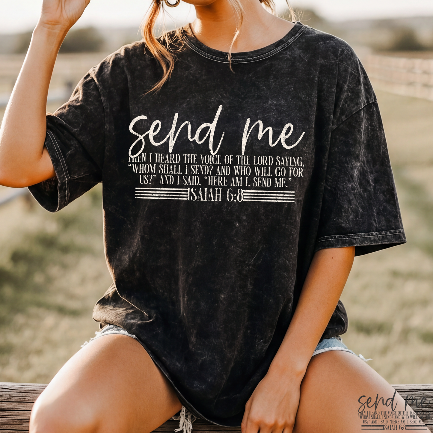 Send Me Isiah 6:8 Full Color DTF Transfer
