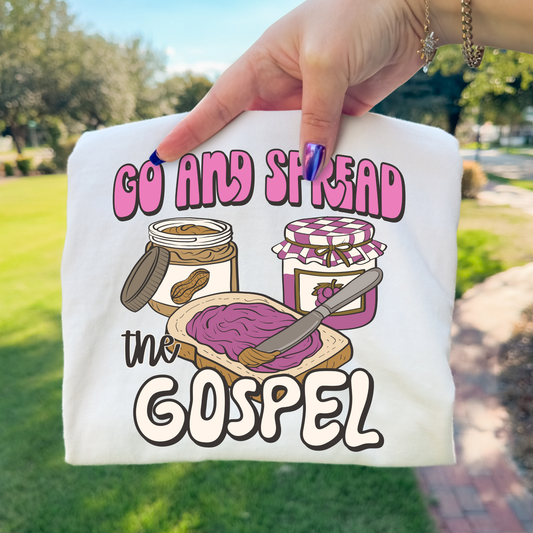 Go And Spread The Gospel Full Color DTF Transfer